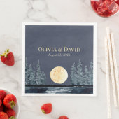 Vollemaansbos en meer bruiloft servetten (Insitu)