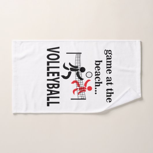 Volley-ball de plage (Serviette à main)