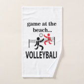 Volley-ball de plage (Serviette à main)