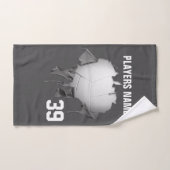 Volley-ball déchiré (Serviette à main)