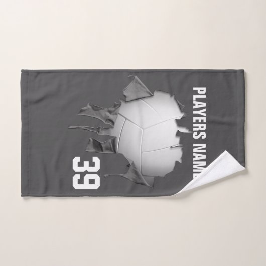 Volley-ball déchiré (Serviette à main)