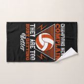 Volley-ball - Les champions ne se plaignent jamais (Serviette à main)