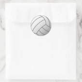 Volley Ball Ronde Sticker (Tas)