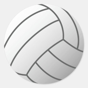 Volley Ball Ronde Sticker