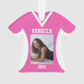 Volley-ball sport Jersey rose avec photo (dos)