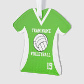 Volley-ball Sport Jersey vert avec photo (devant)