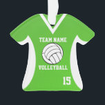 Volley-ball Sport Jersey vert avec photo<br><div class="desc">Maillot de volley-ball vert avec photo. Personnalisez avec la photo,  le nom,  l'équipe et la date de votre enfant.</div>