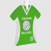 Volley-ball Sport Jersey vert avec photo (devant)