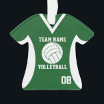 Volley-ball Sport Jersey vert avec photo<br><div class="desc">Maillot de volley-ball vert avec photo. Personnalisez avec la photo,  le nom,  l'équipe et la date de votre enfant.</div>