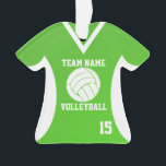 Volley-ball Sport Jersey vert avec photo<br><div class="desc">Maillot de volley-ball vert avec photo. Personnalisez avec la photo,  le nom,  l'équipe et la date de votre enfant.</div>