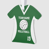 Volley-ball Sport Jersey vert avec photo (devant)