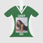 Volley-ball Sport Jersey vert avec photo (dos)