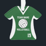 Volley-ball Sport Jersey vert avec photo<br><div class="desc">Maillot de volley-ball vert avec photo. Personnalisez avec la photo,  le nom,  l'équipe et la date de votre enfant.</div>