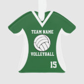 Volley-ball Sport Jersey vert avec photo (devant)