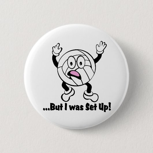 Volley guy ronde button 5,7 cm (Voorkant)