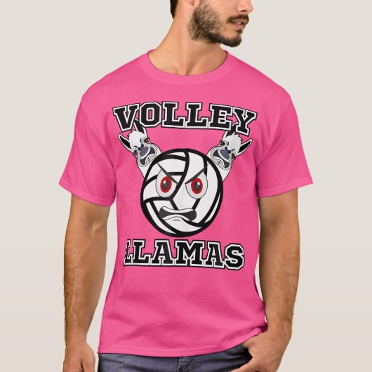 Volley Llamas Volleybal T-shirt (Voorkant)