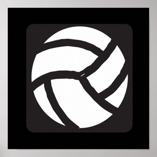 Volleybal 6 poster (Voorkant)