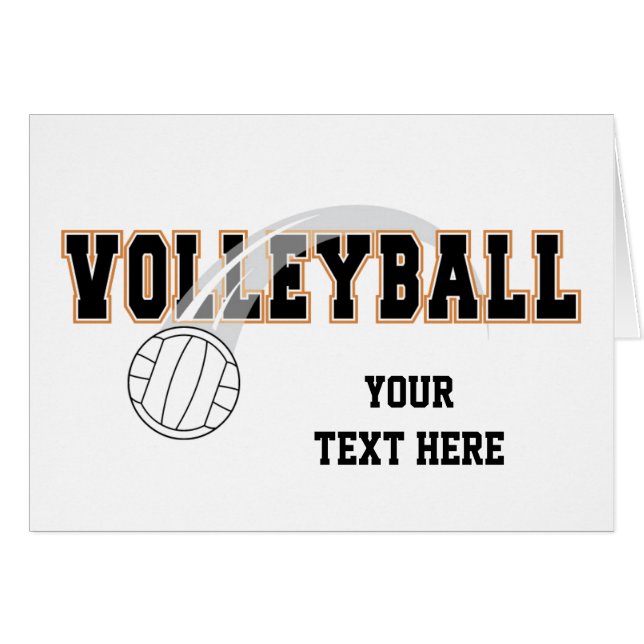 Volleybal (aanpasbaar) (Voorkant Horizontaal)