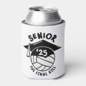 Volleybal Afstuderen 2025 Blikjeskoeler (Blikje Voorkant)