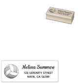 Volleybal Bal Retouradres Rubberstempel (Gestempeld)