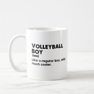 Volleybal Boy Funny Definitie Koffiemok