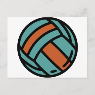 volleybal briefkaart