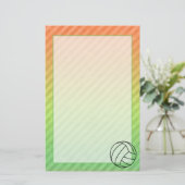 Volleybal; Briefpapier (Staand voorkant)