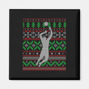 Volleybal Bump Set Spike College High School Happ Magneet