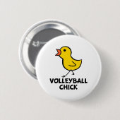 Volleybal Chick Button (Voorkant /achterkant)