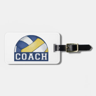 Volleybal Coach Bagage Label