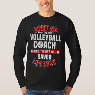 Volleybal Coach Team Speler Instructeur Sport Koff T-shirt