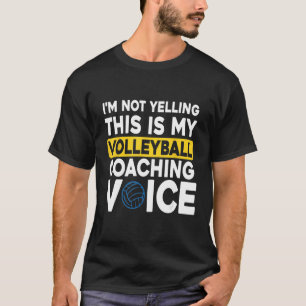 volleybal coaching stem Coach Volleybal Team T-shirt