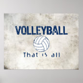 Volleybal, dat is alles poster (Voorkant)