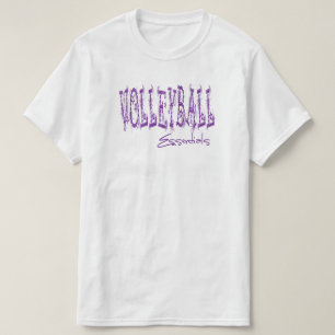 Volleybal Essentials (paars) T-shirt