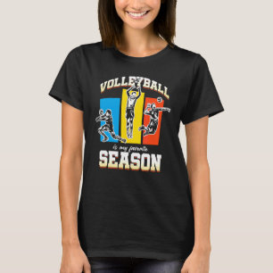 Volleybal favoriete Seizoenbal T-shirt
