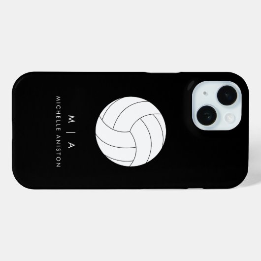Volleybal Gepersonaliseerd Case-Mate iPhone Case (Achterkant (horizontaal))