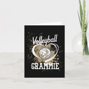 Volleybal Grammie Hart Volleybalspeler  Kaart