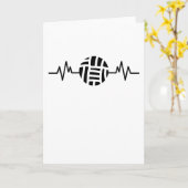 Volleybal Grappig Beachvolleybal Hart Sport Gift Kaart (Gele Bloem)