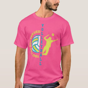 Volleybal Grappig Gezegde Verjaardag T-shirt