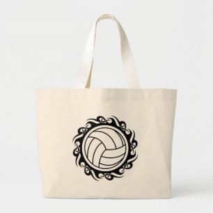 volleybal grote tote bag