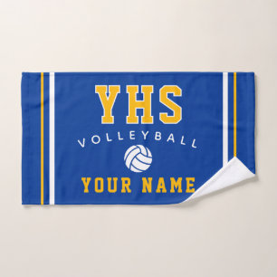 Volleybal Icoon, Aangepaste Naam & School, Team Ca Handdoek