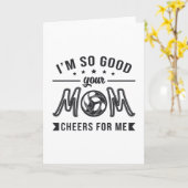 Volleybal Ik ben zo goed je moeder juicht speler t Kaart (Gele Bloem)