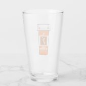 Volleybal Is Mijn Drug Glas (Achterkant)