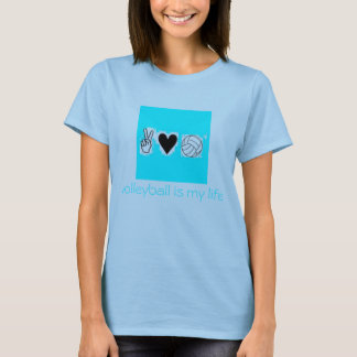volleybal is mijn leven t-shirt