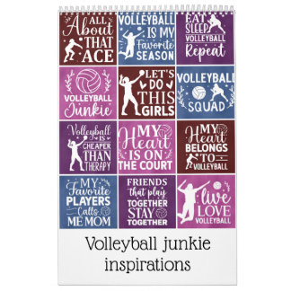 Volleybal junkie inspiraties kalender
