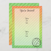 Volleybal; Kaart (Voorkant / Achterkant)