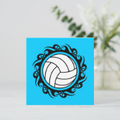 volleybal kaart (Staand voorkant)