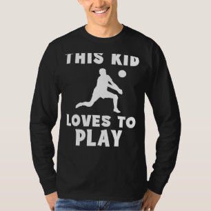 Volleybal kampioen! Dit Kind speelt graag volleyba T-shirt
