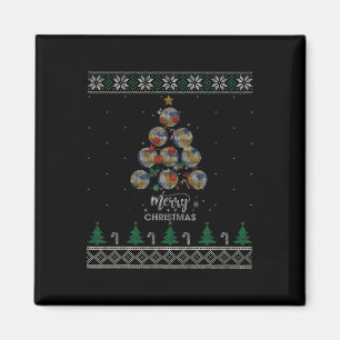 Volleybal Kerstboom Kerstcadeau voor volleybal Magneet