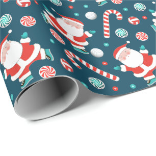 Volleybal kerstcadeau inpakpapier